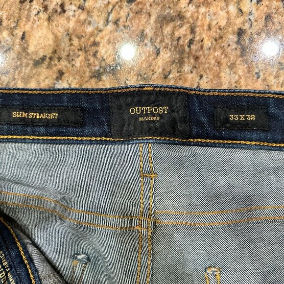 Slim Straight Stretch Jean Outpost Makers (Dark Blue) 32L - Picture 5 of 5